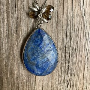 J. Jill blue long necklace.